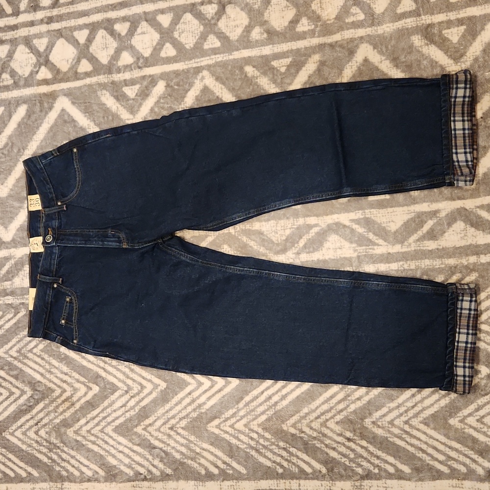 Redhead size 36X32 flannel lined jeans